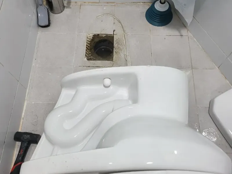 옥천 변기막힘 작업사례