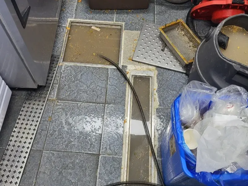 옥천 상가·주방 배관 작업사례 5