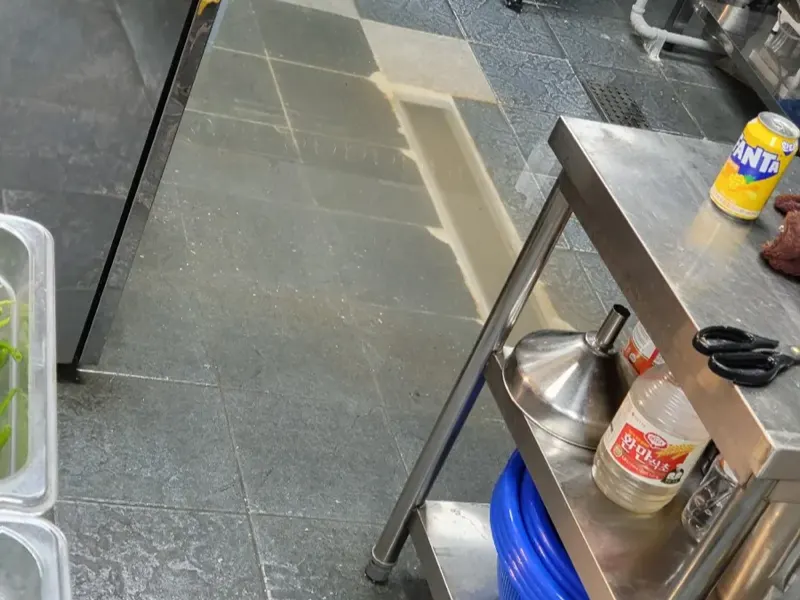 옥천 상가·주방 배관 작업사례